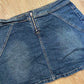 Blue Asphalt Mini Skirt