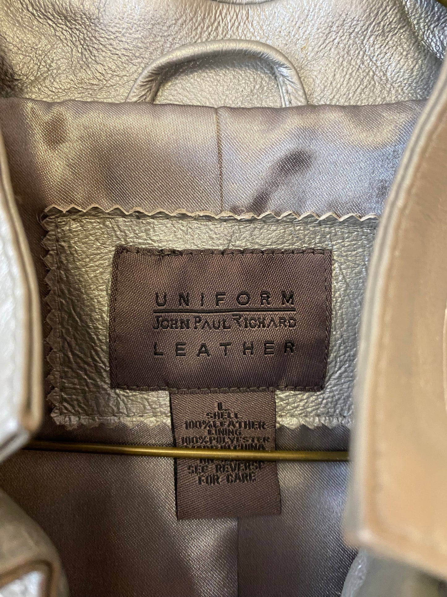 John Paul Richard Silver Moto Jacket
