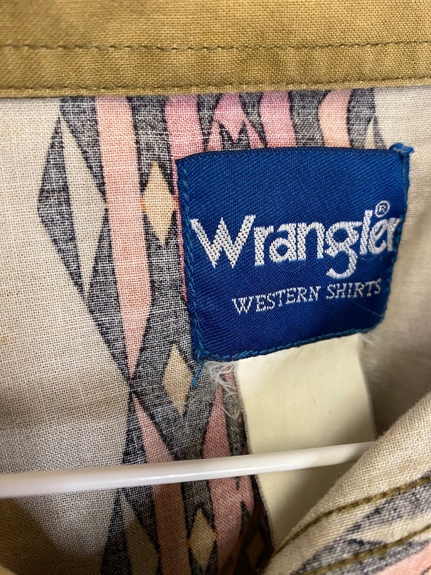 Wrangler Western Aztec Pattern Button up