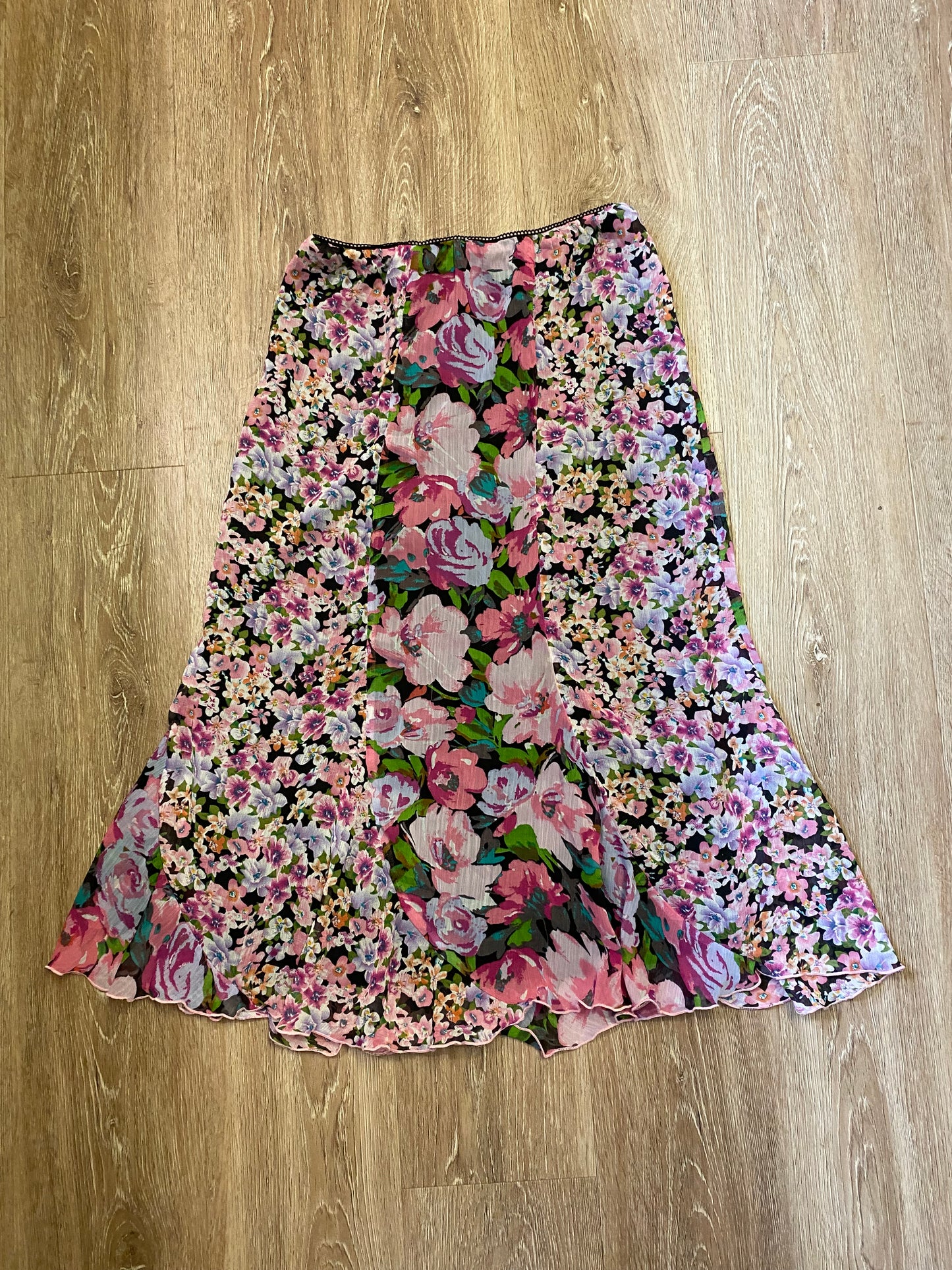 Notations Floral Maxi Skirr