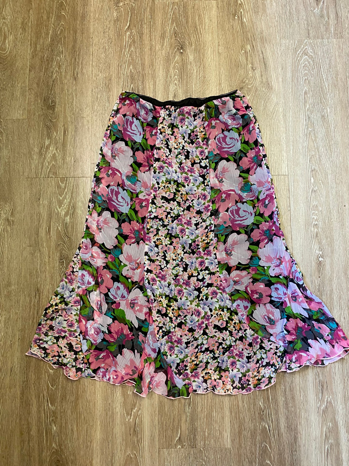 Notations Floral Maxi Skirr