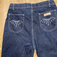 Pizzazz 70s High waisted Denim Slacks