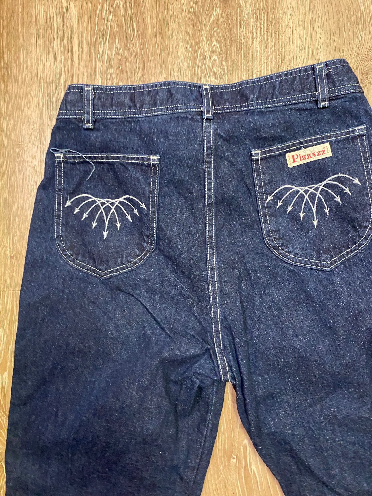 Pizzazz 70s High waisted Denim Slacks