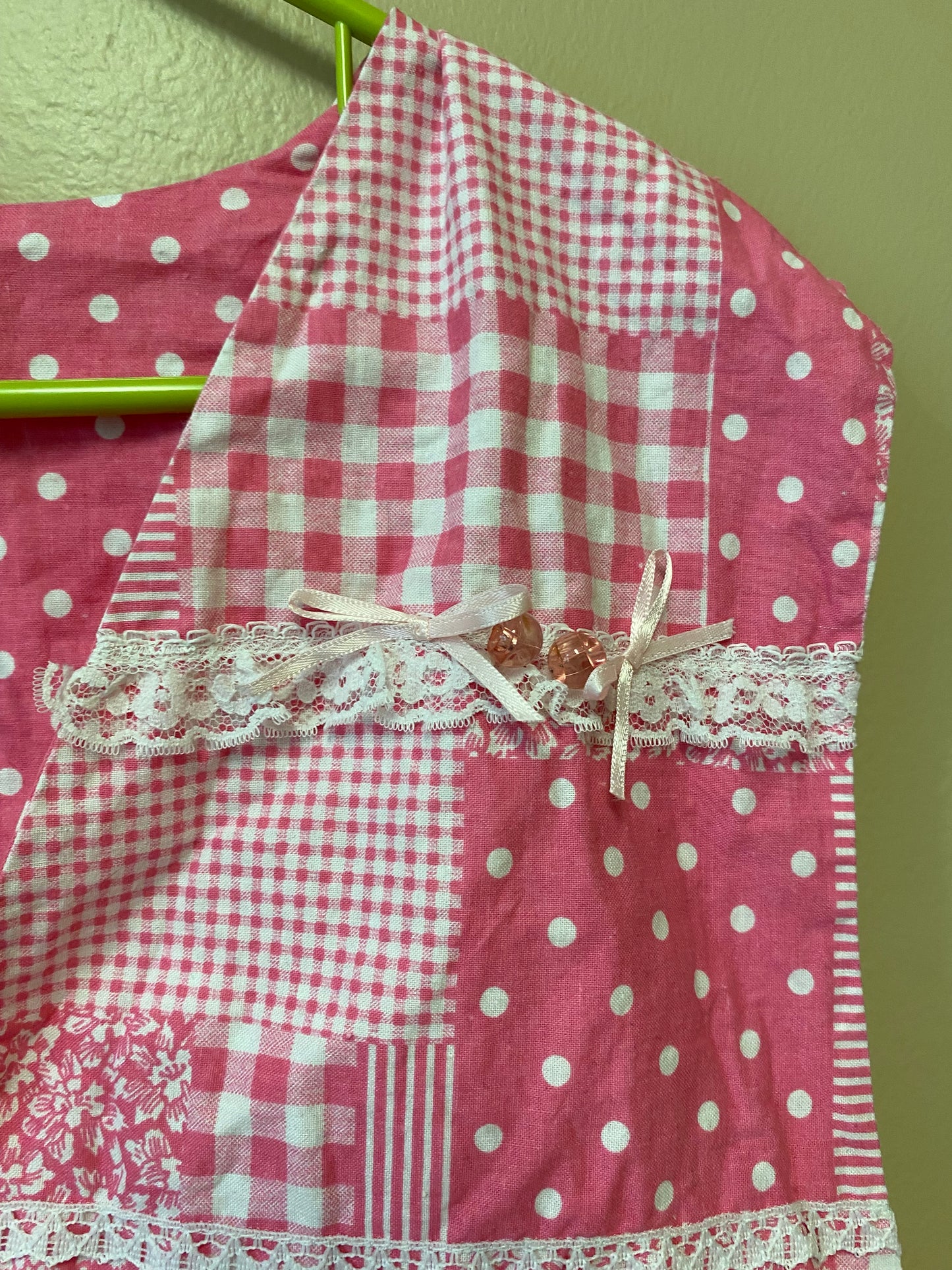 Pink Patchwork Vest