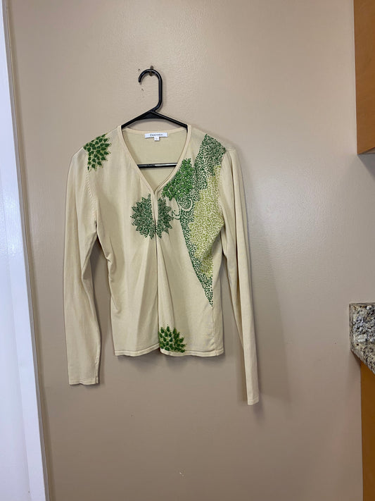 Dimension Beaded Cardigan