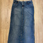 Bubblegum Maxi Denim Skirt
