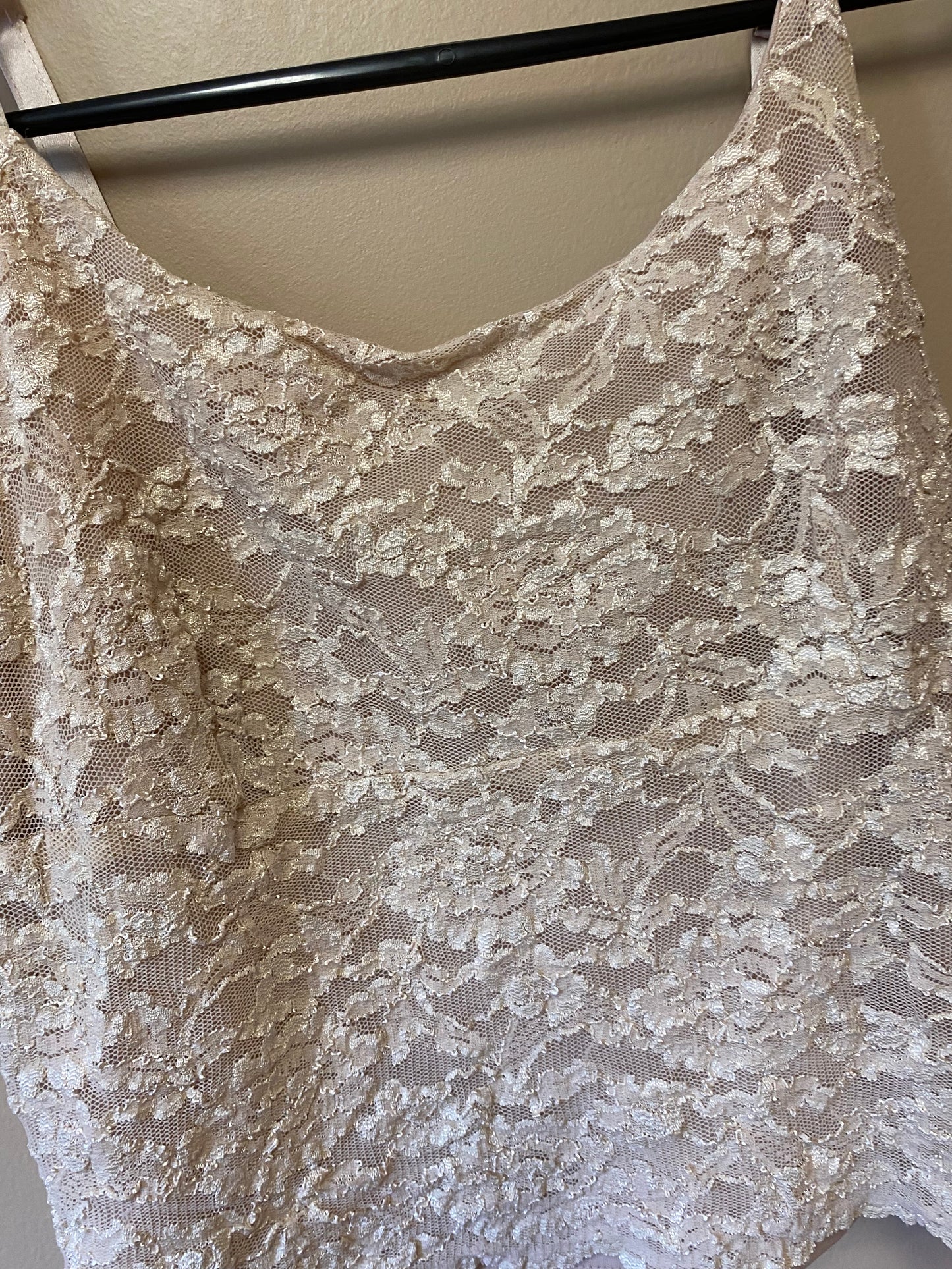 Jeffery & Dara Evenings Lace Tank Top