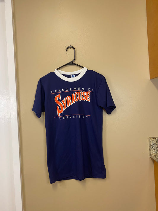 Artex Orange Men of Syracuse University Ringer T-Shirt