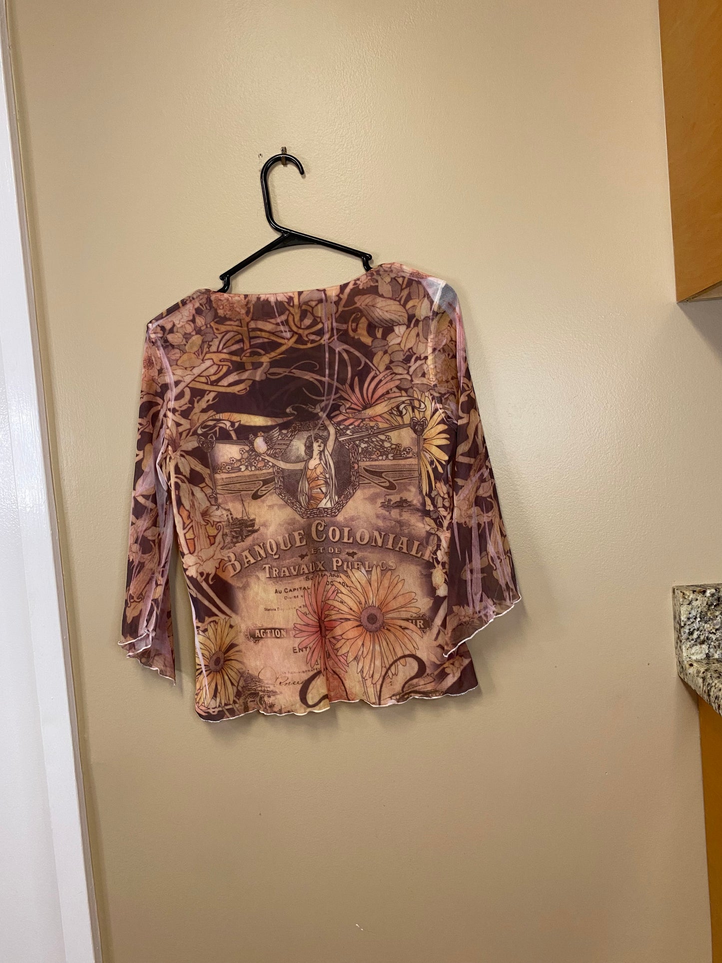 Unlabled Y2k blouse