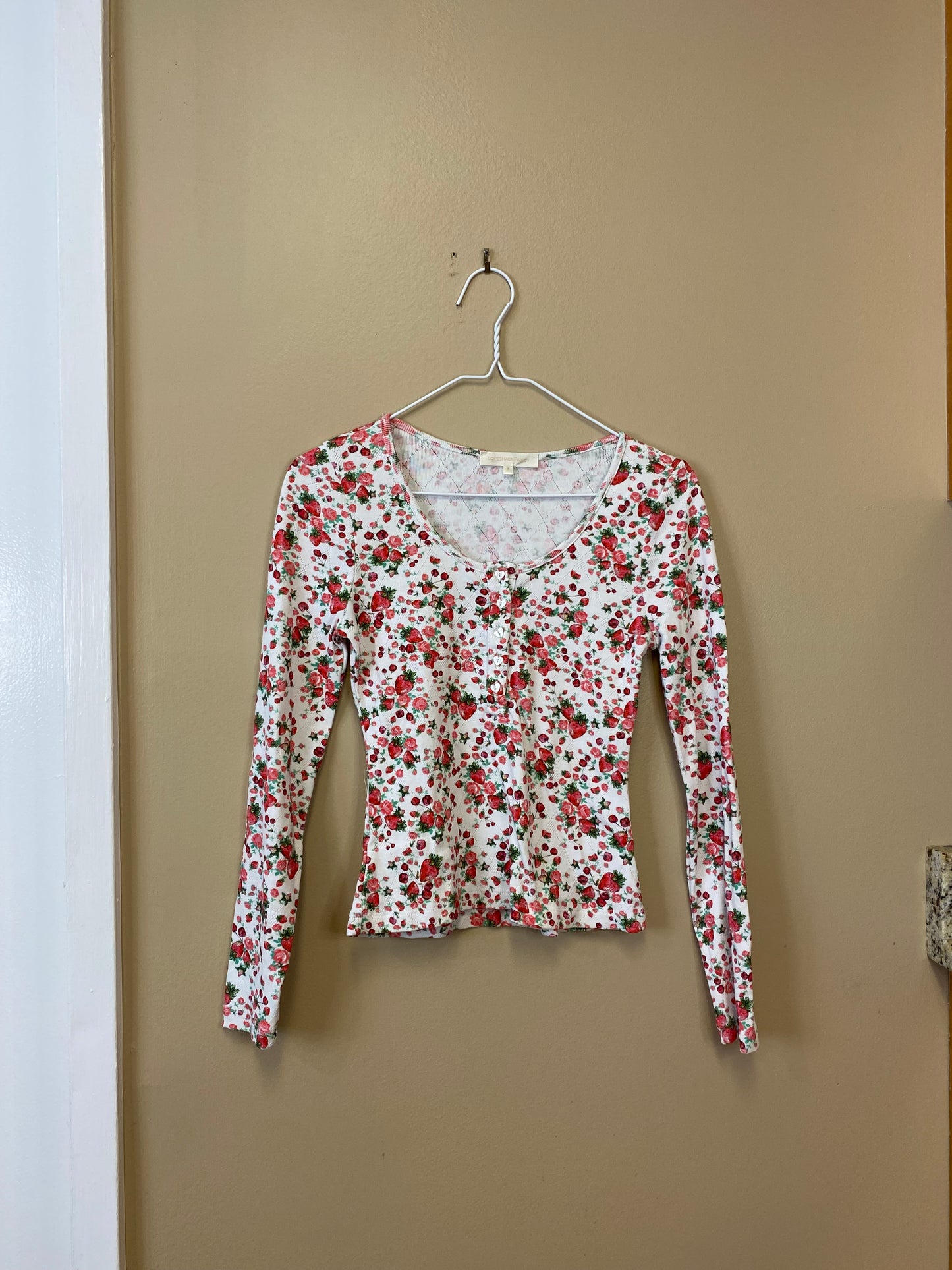 LoveshackFancy Strawberry Top