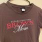 Established Brown University Mom Baby Tee