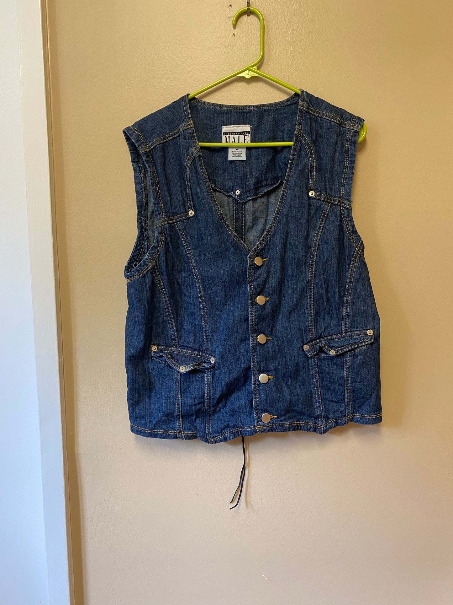 International Male Denim Vest
