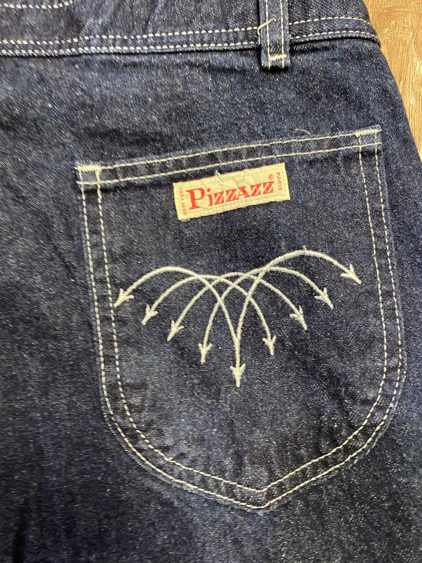 Pizzazz 70s High waisted Denim Slacks