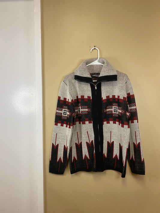 Dimensions by Milford Zip Up Sweater