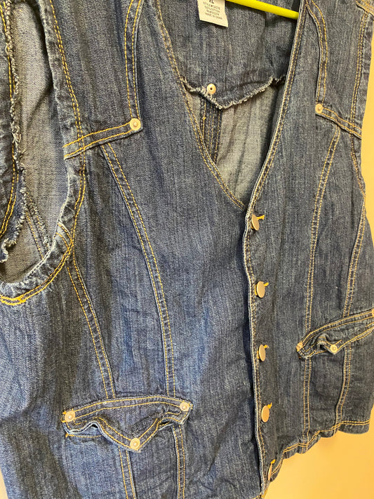 International Male Denim Vest