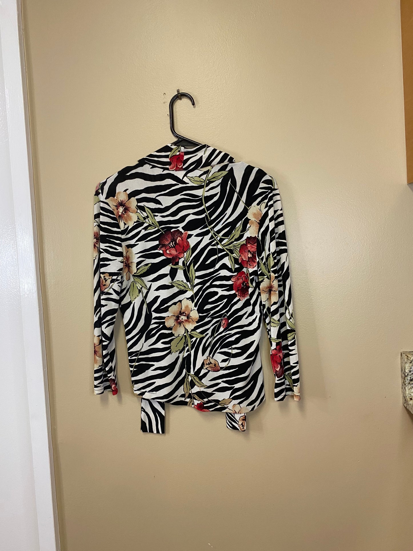 Heavenly Animal Print Floral Blouse