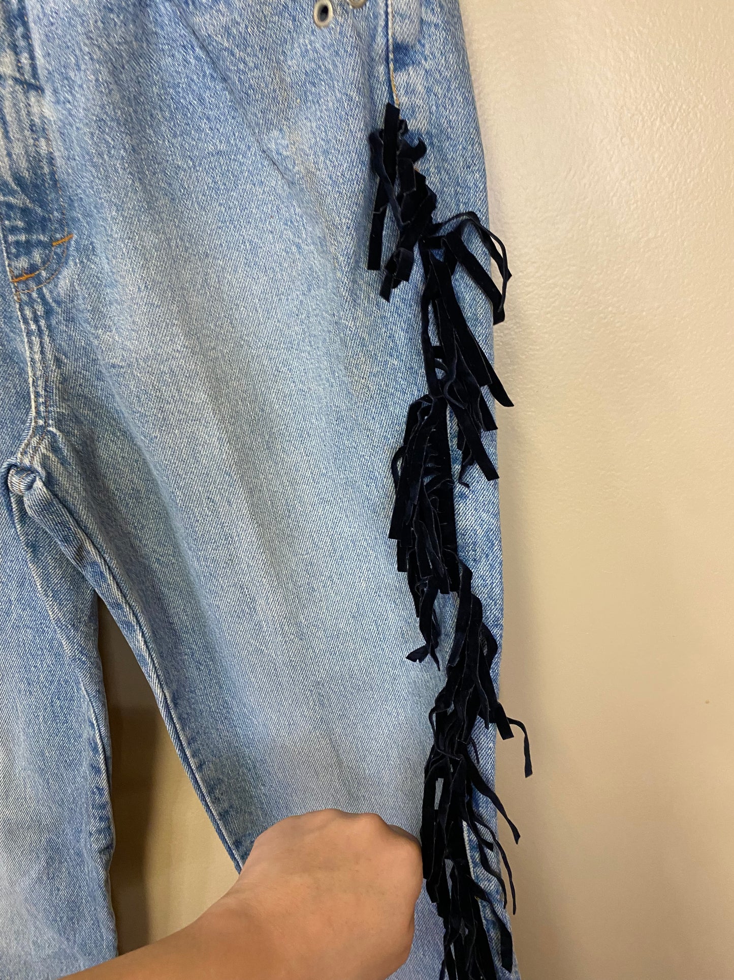 Claudio Agnelli Fringe Jeans