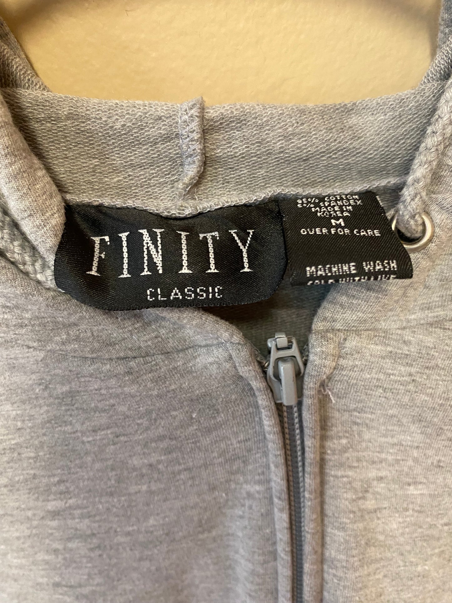 Finity Classics Skull Heart Zip Up Hoodie
