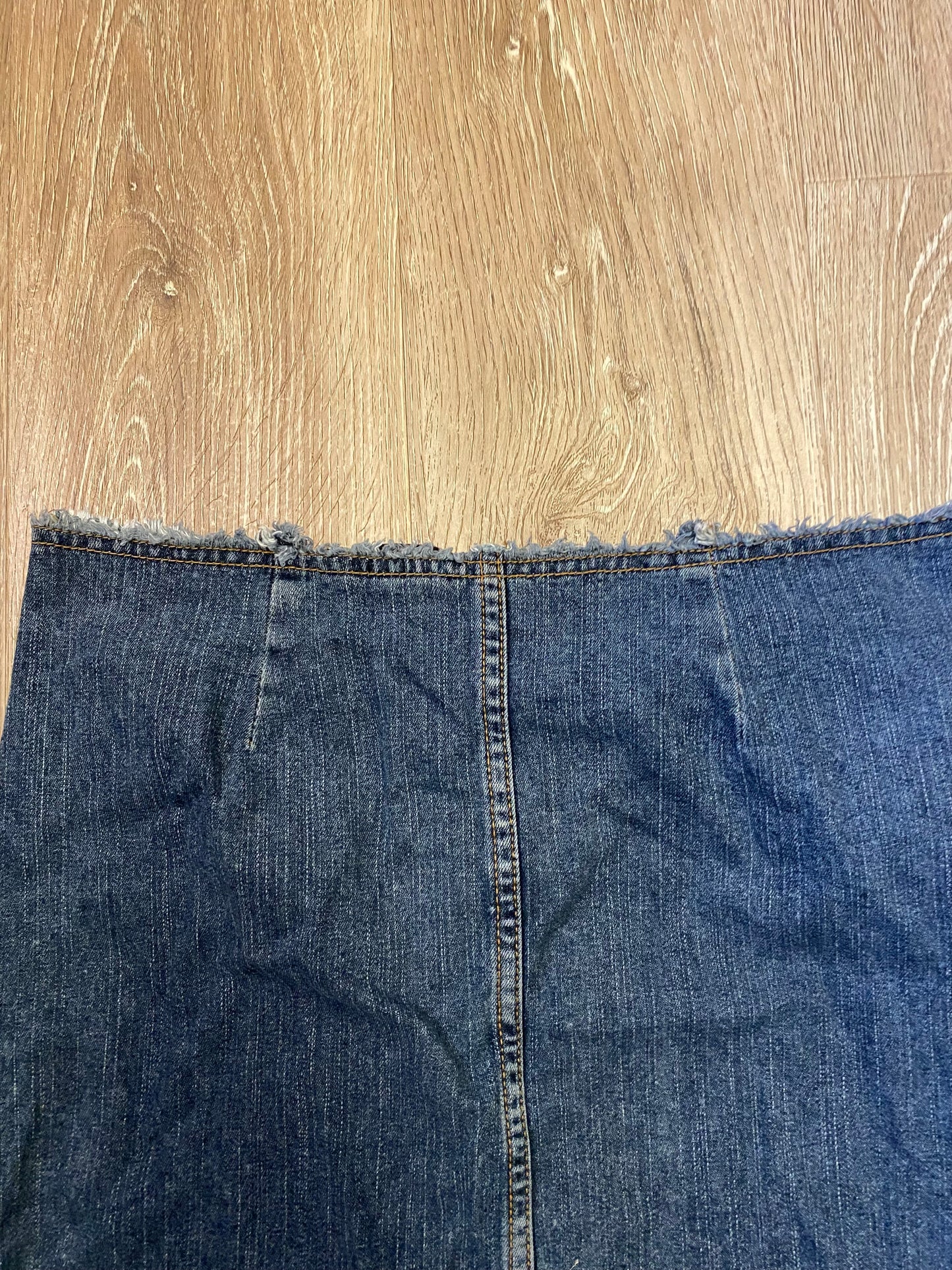Bubblegum Maxi Denim Skirt