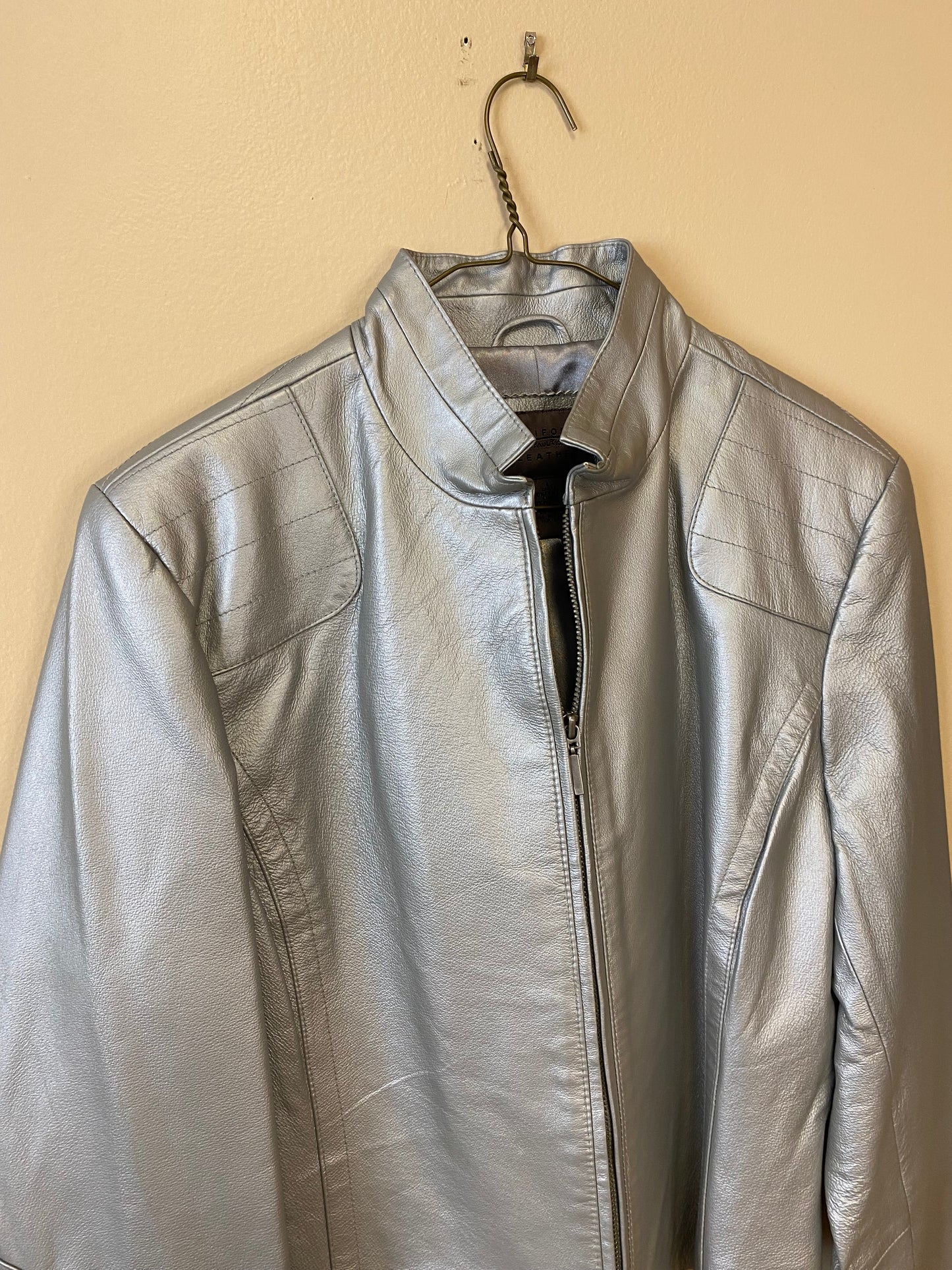 John Paul Richard Silver Moto Jacket
