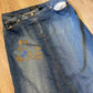 Ashley Stewart Maxi Denim Skirt