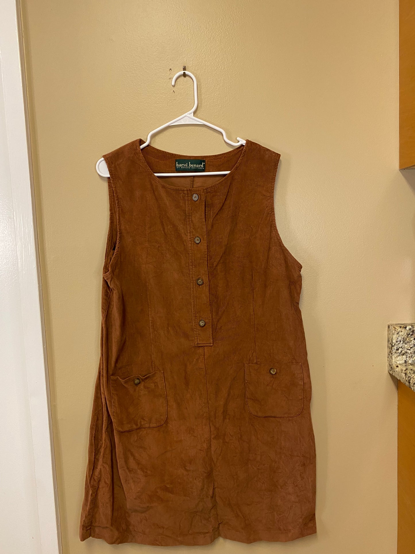 Harvey Bernard Corduroy Dress