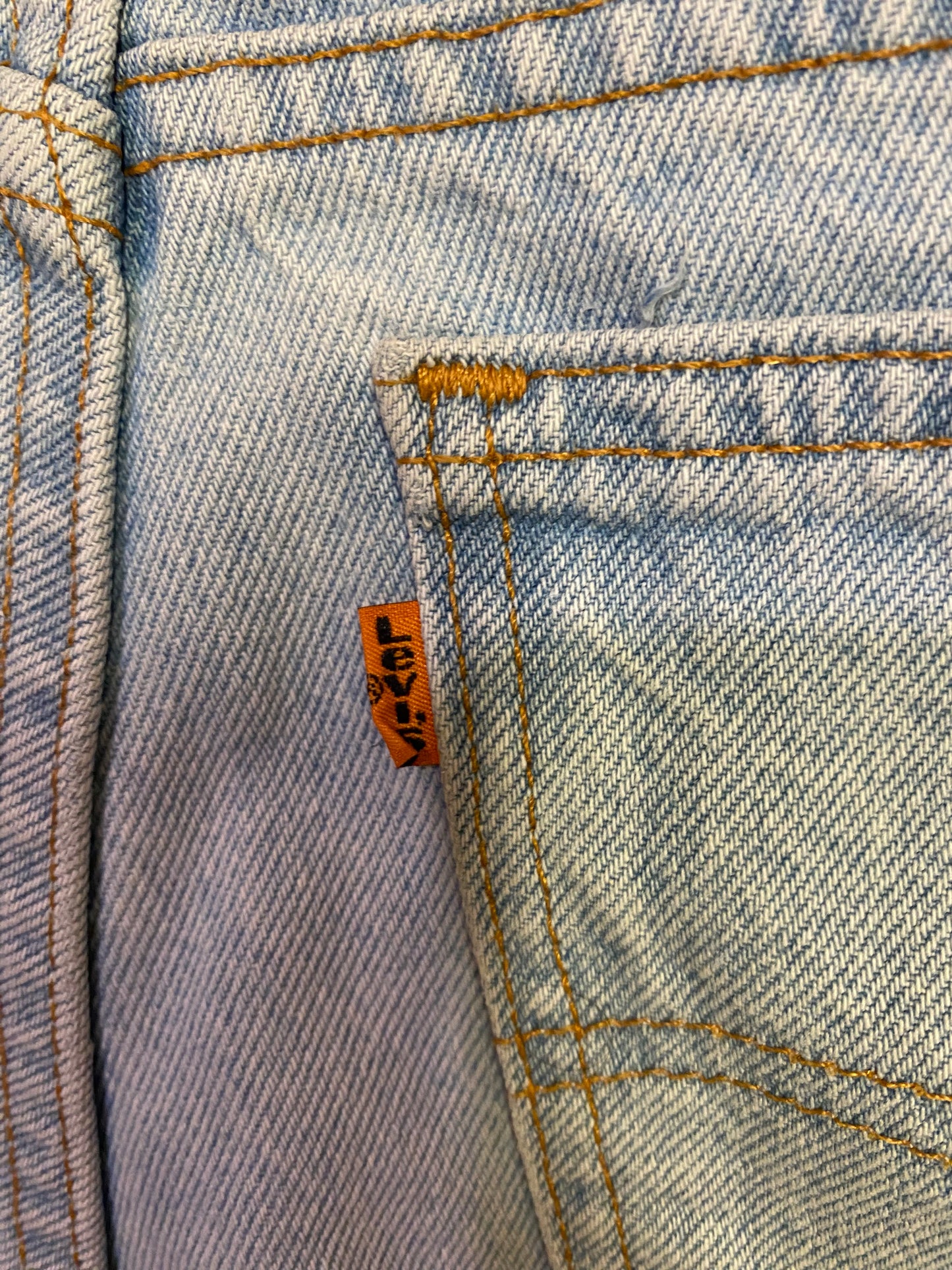 Levi 550 Orange Tab Jeans