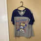 1996 Looney Tuned Defense Taz Ringer T-Shirt