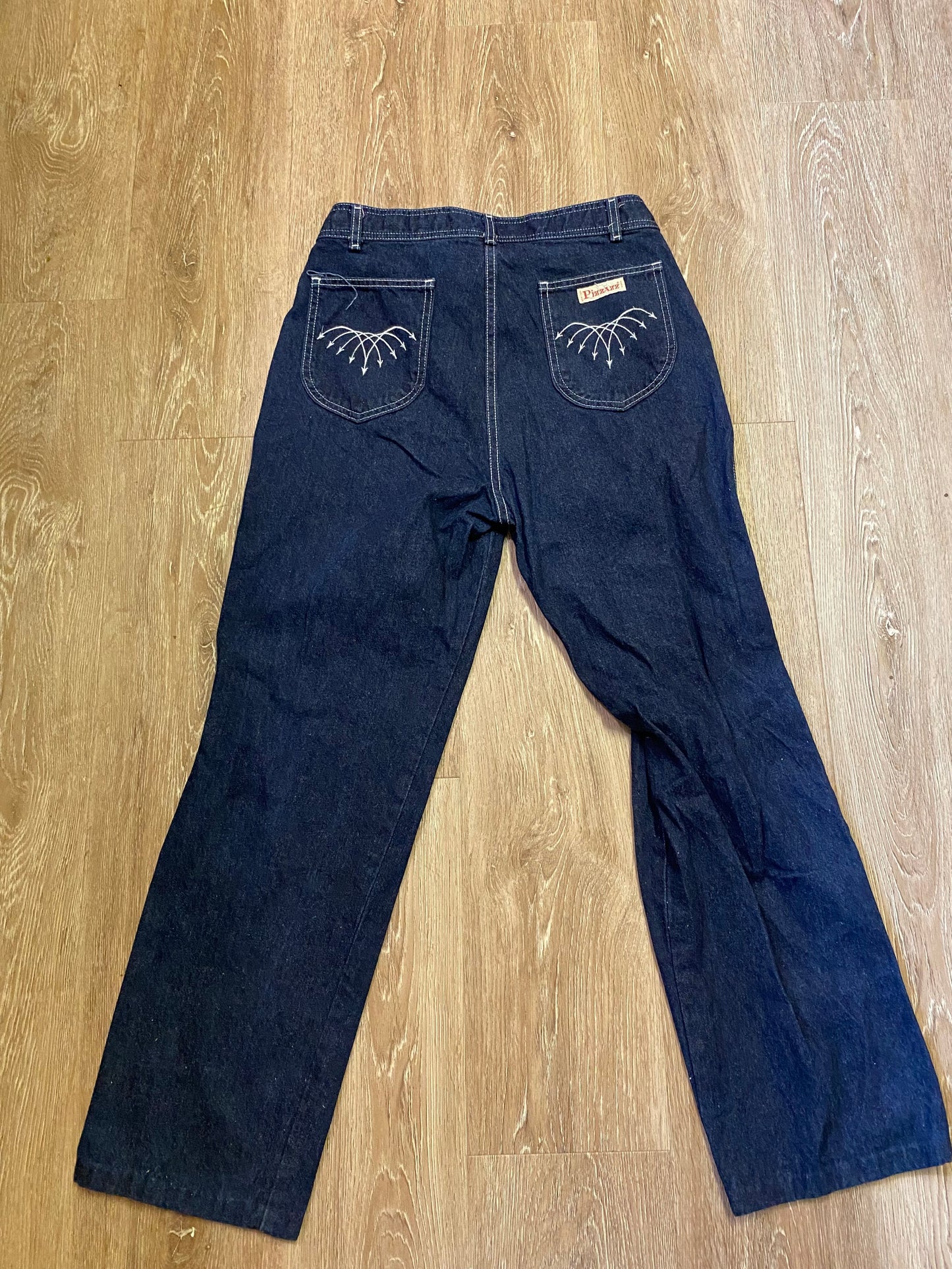 Pizzazz 70s High waisted Denim Slacks