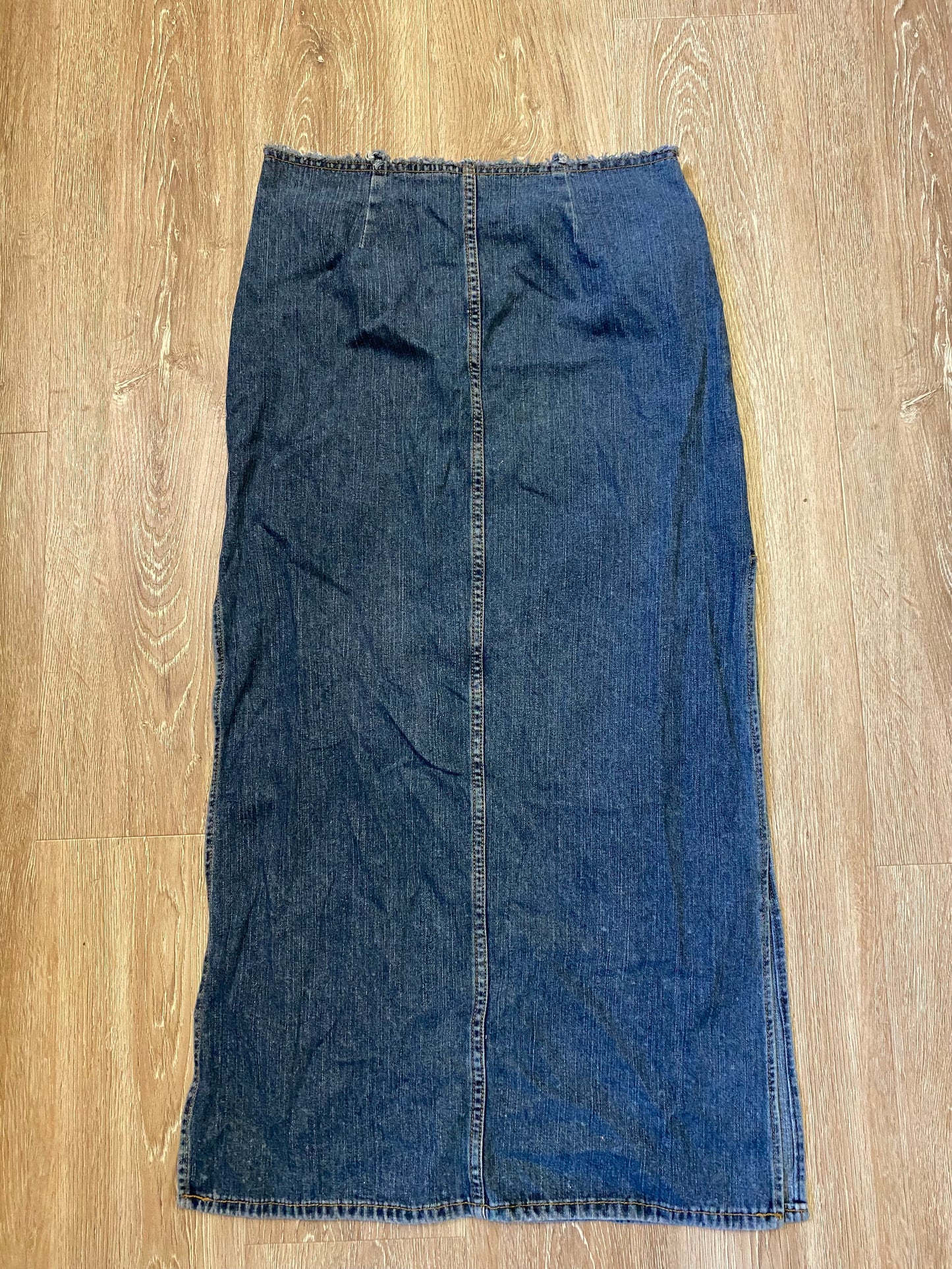Bubblegum Maxi Denim Skirt