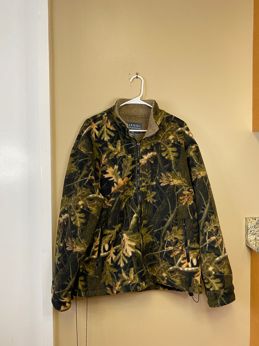 Maxxsell Outerwear Camo Fleece Zip up