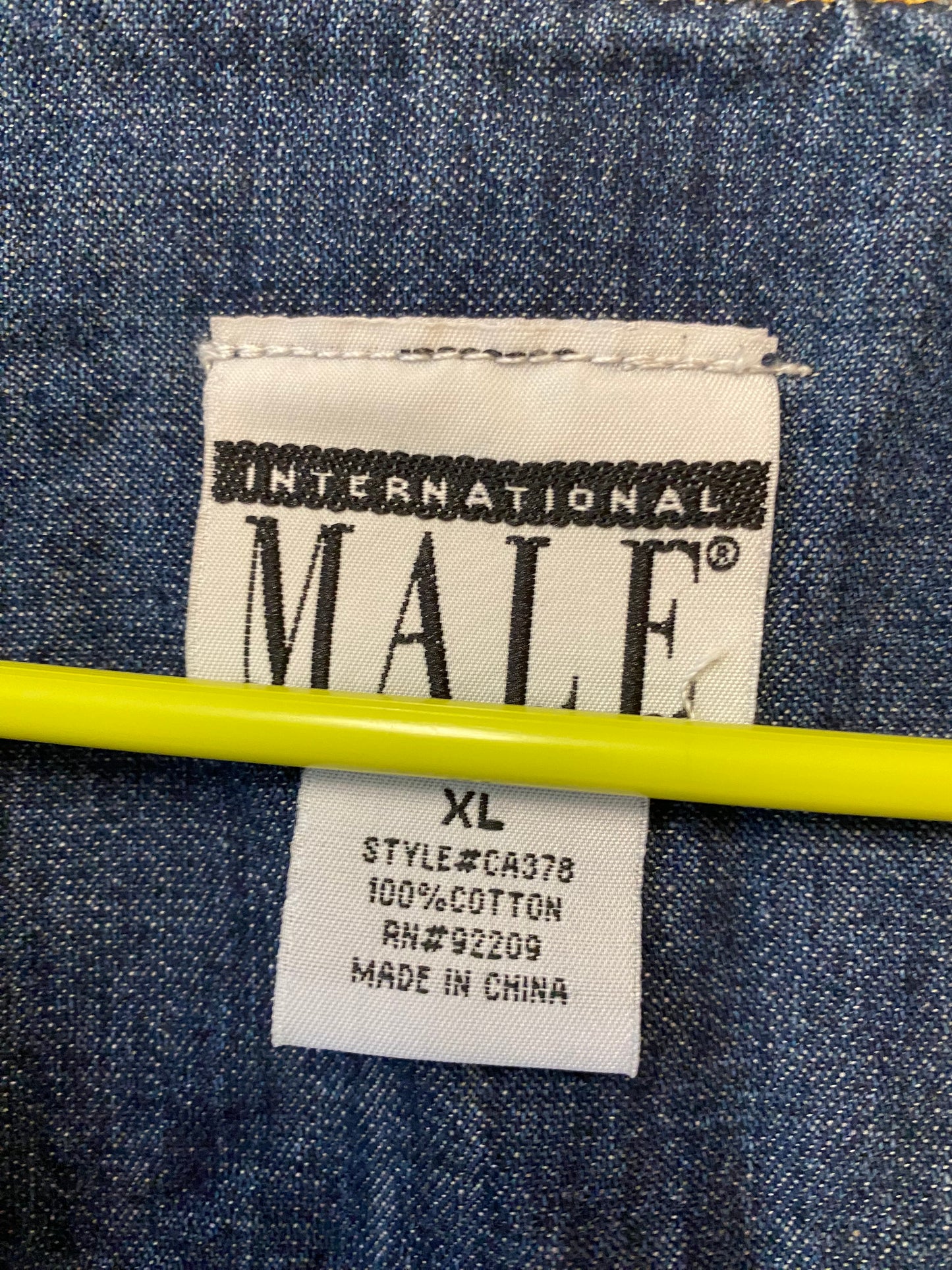 International Male Denim Vest