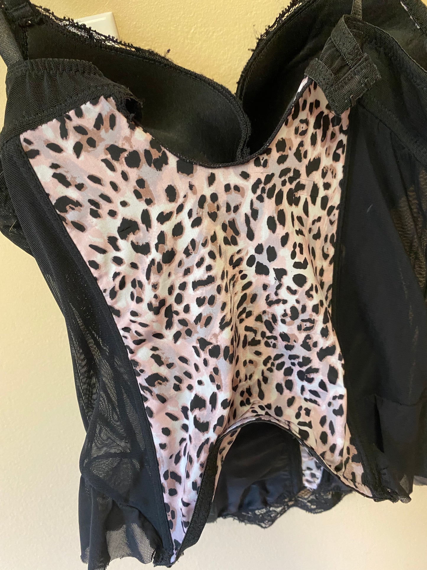 Pink Leopard Corset
