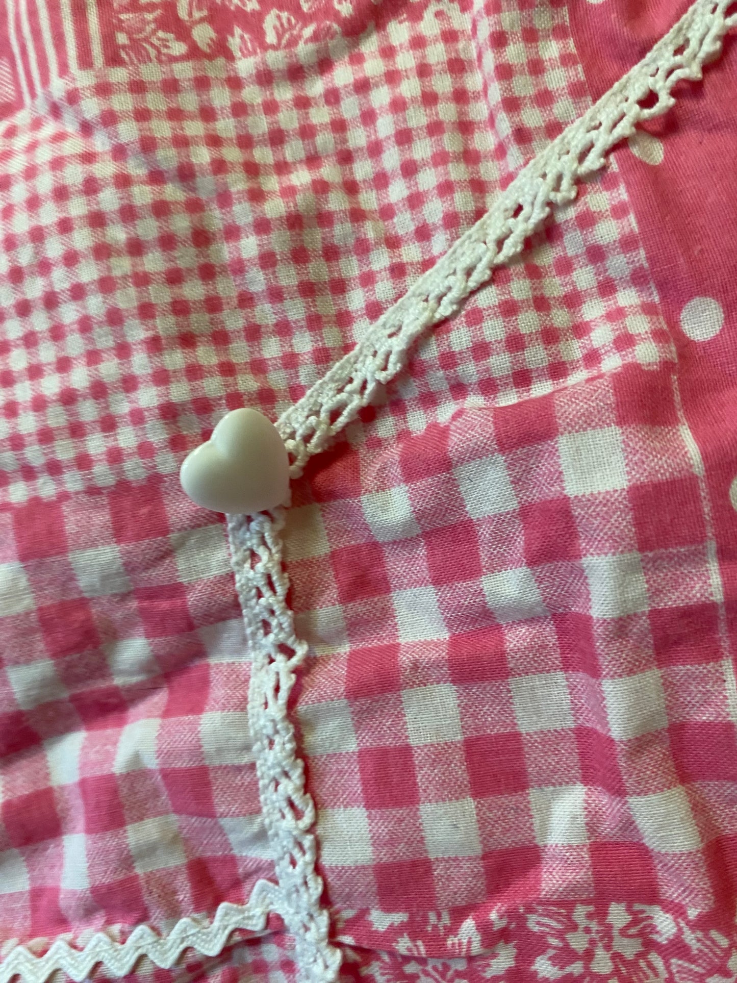 Pink Patchwork Vest