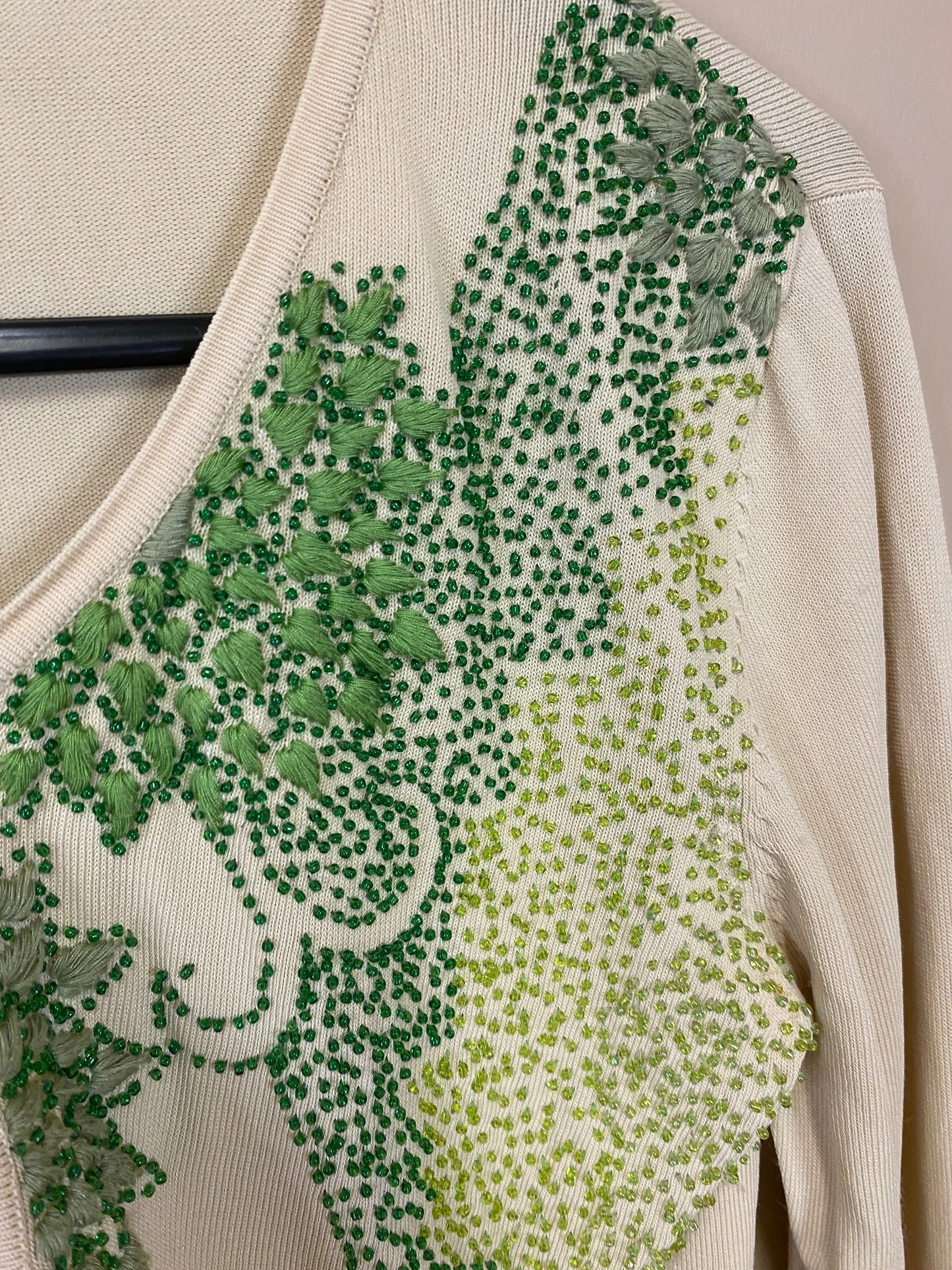 Dimension Beaded Cardigan