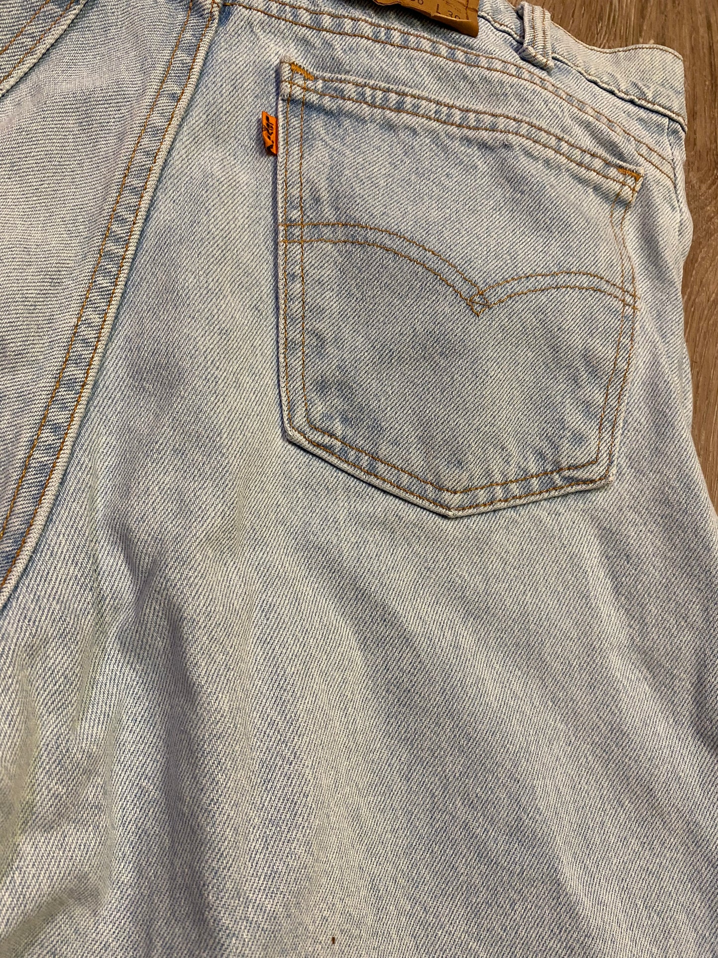 Levi 550 Orange Tab Jeans