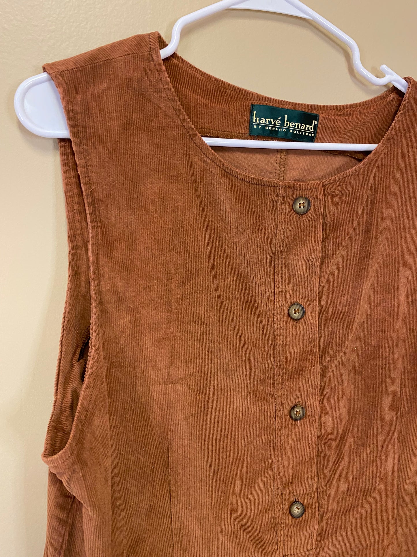 Harvey Bernard Corduroy Dress