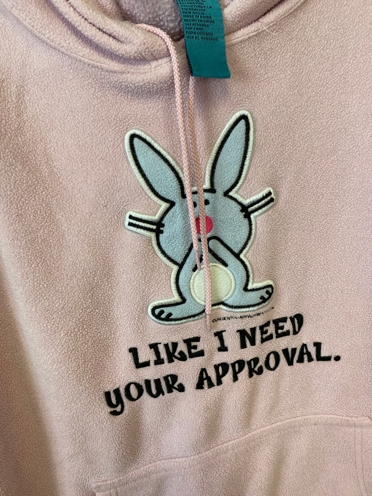 Happy Bunny Like I Need Your Approval Sweatshirt