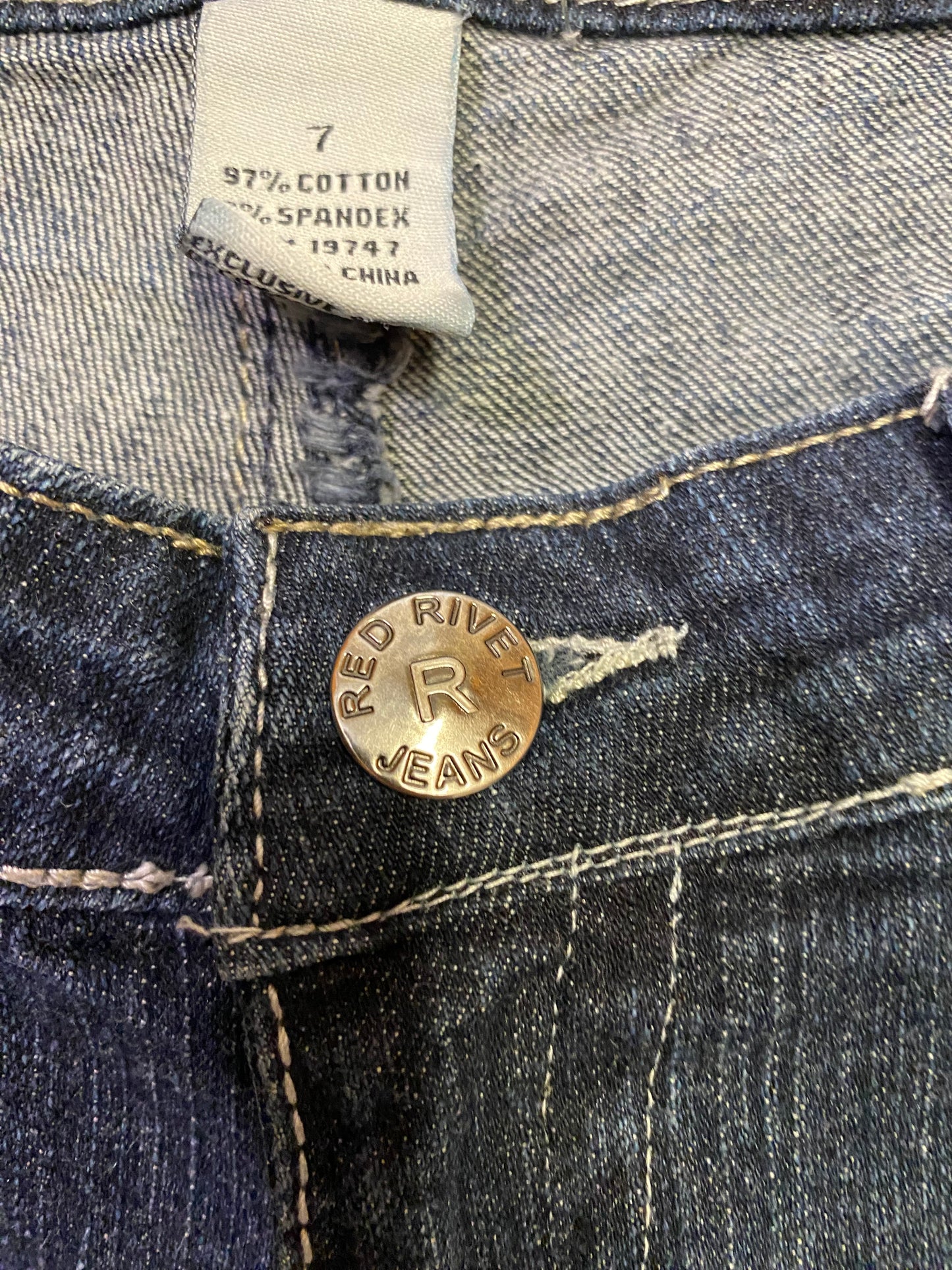 Red Rivet Jeans