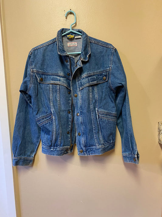 Supplies Denim Zip Up Jacket