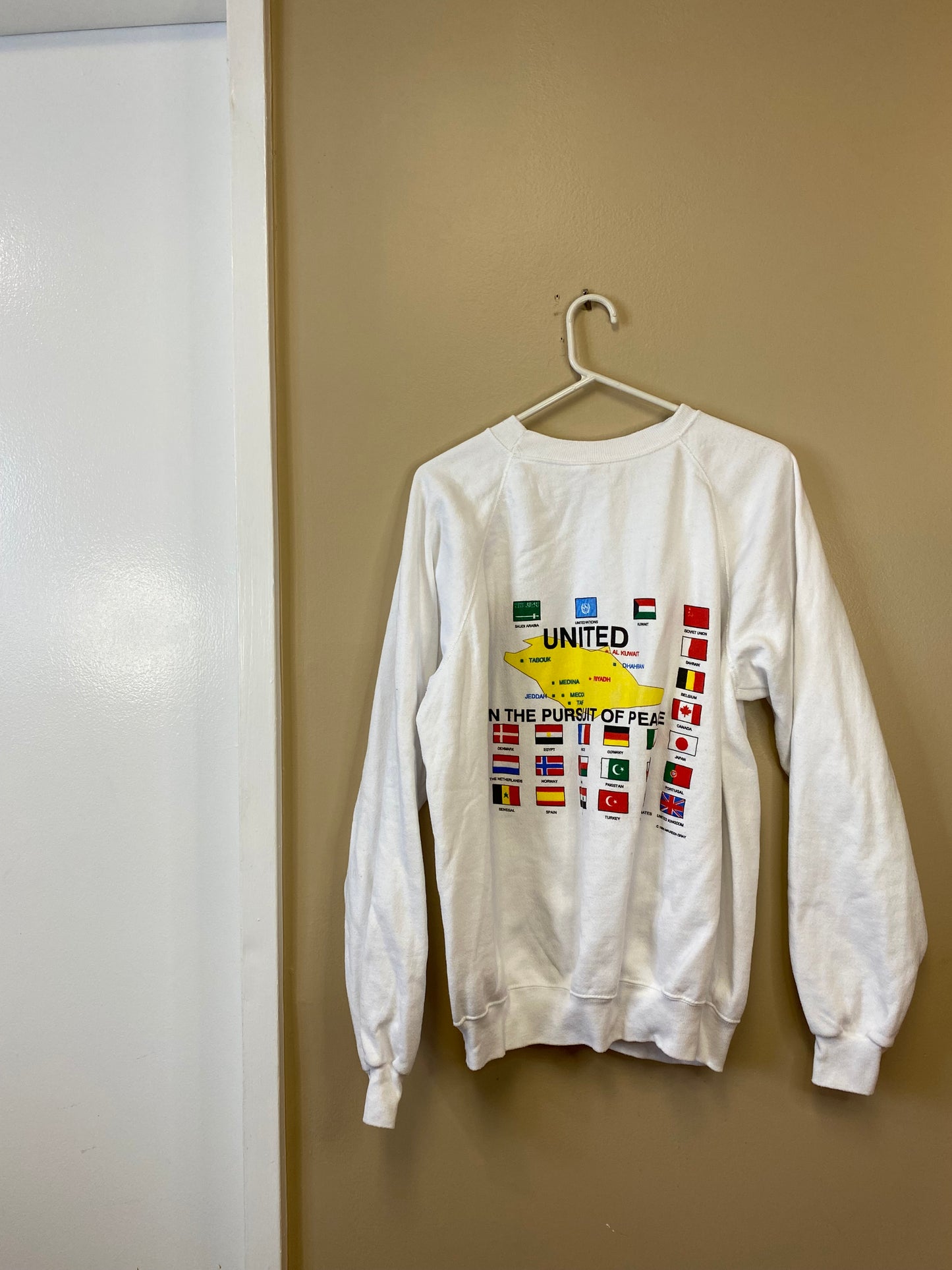 1990 Davis H Gray Operation Desert Shield Sweatshirt