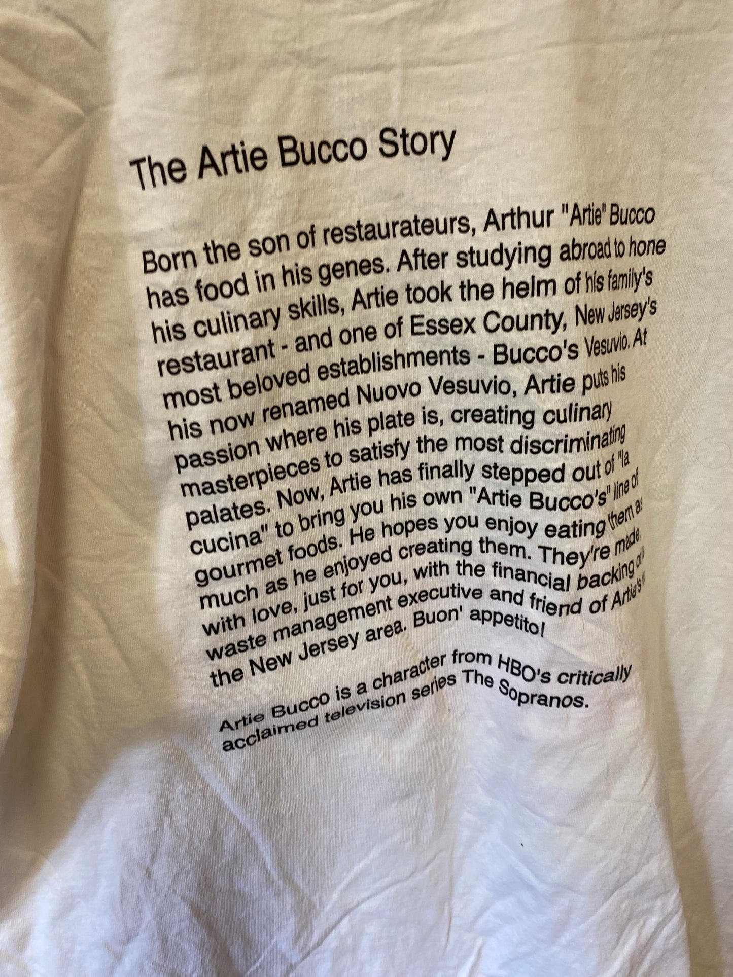 Artie Bucco’s Marinara Sauce T-Shirt