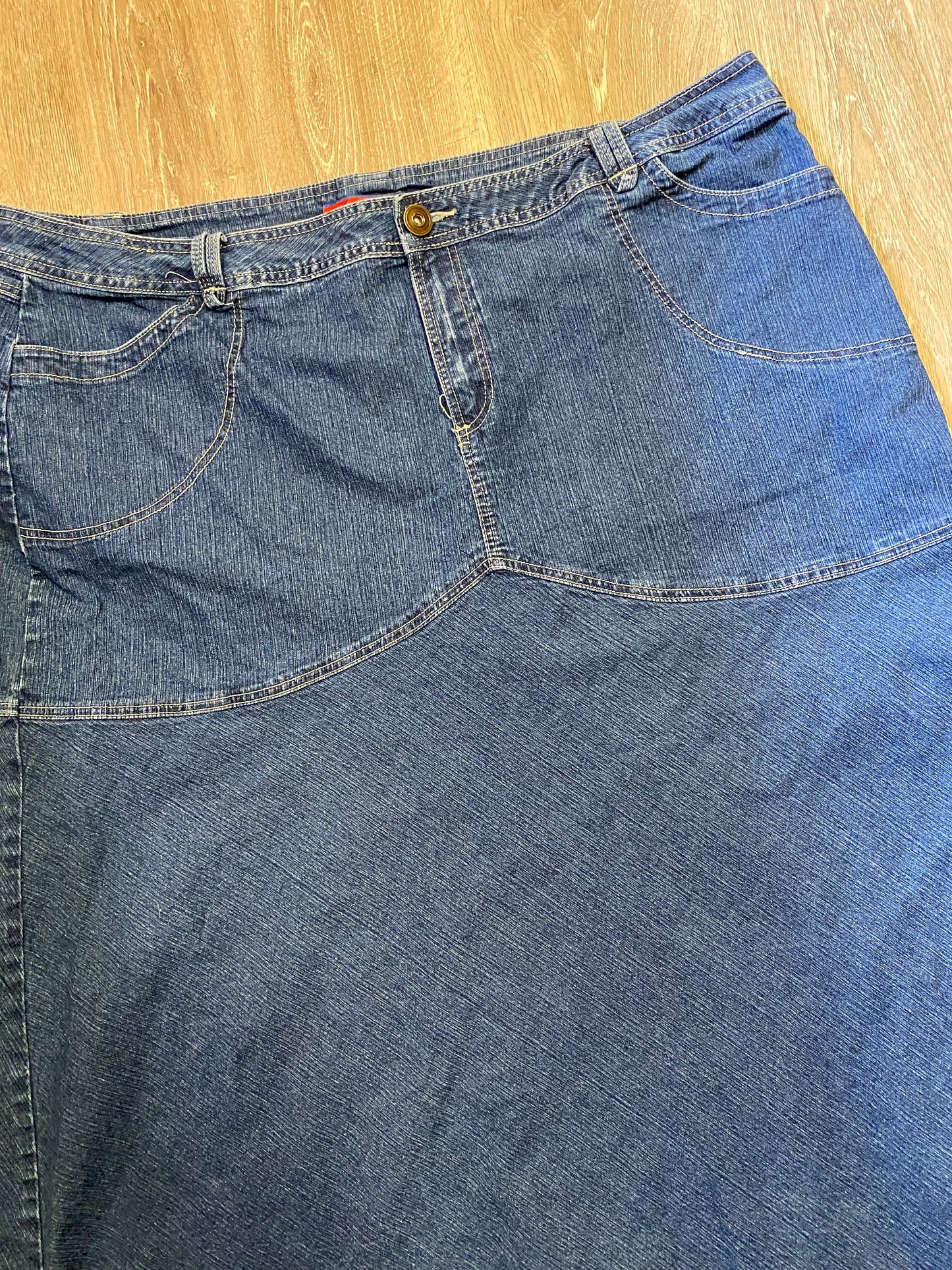 Mwah Denim Maxi Skirt