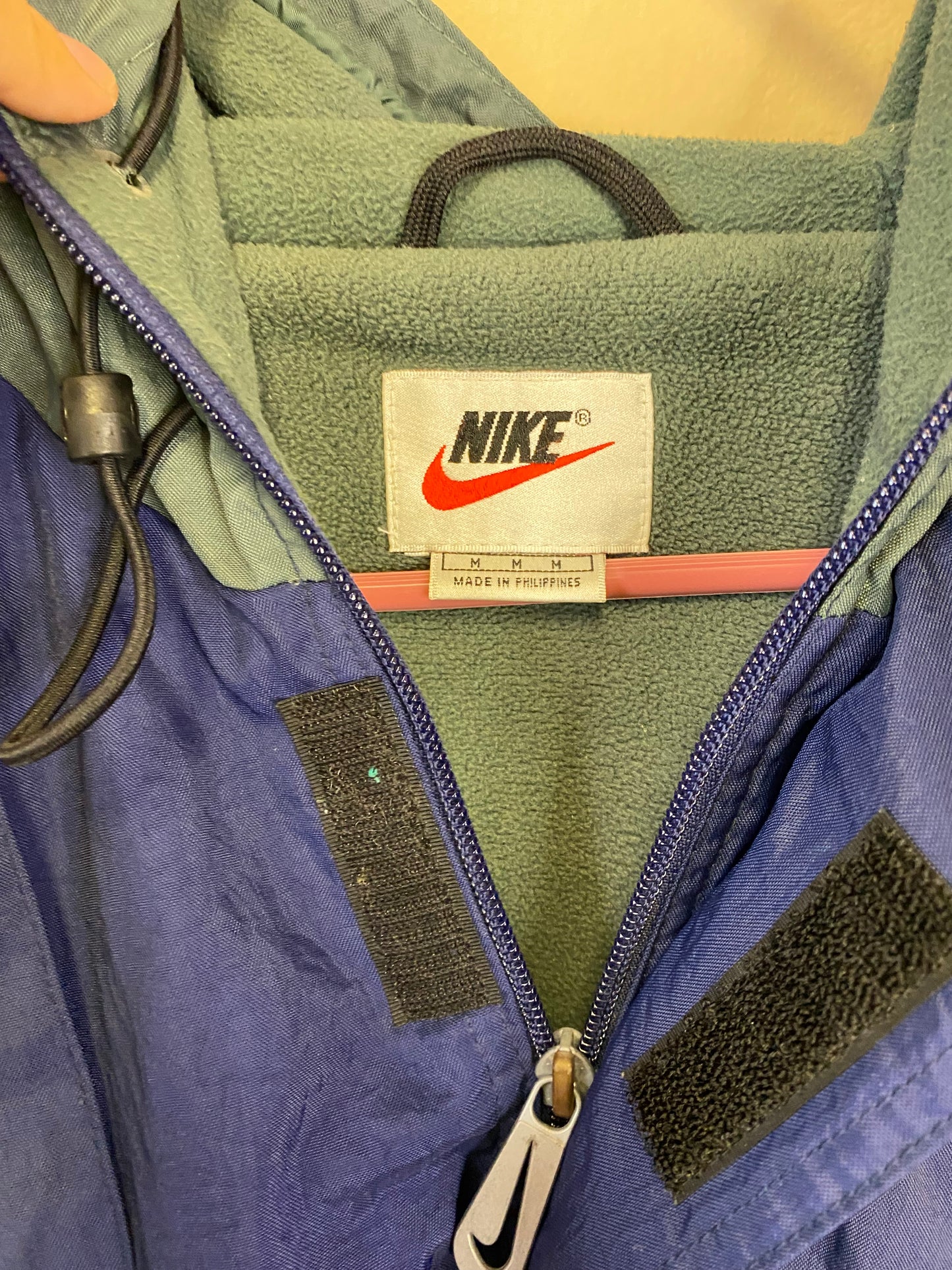 Nike Orange Check Coat