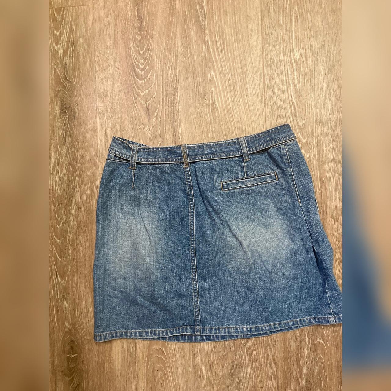 DKNY Denim Mini Skirt