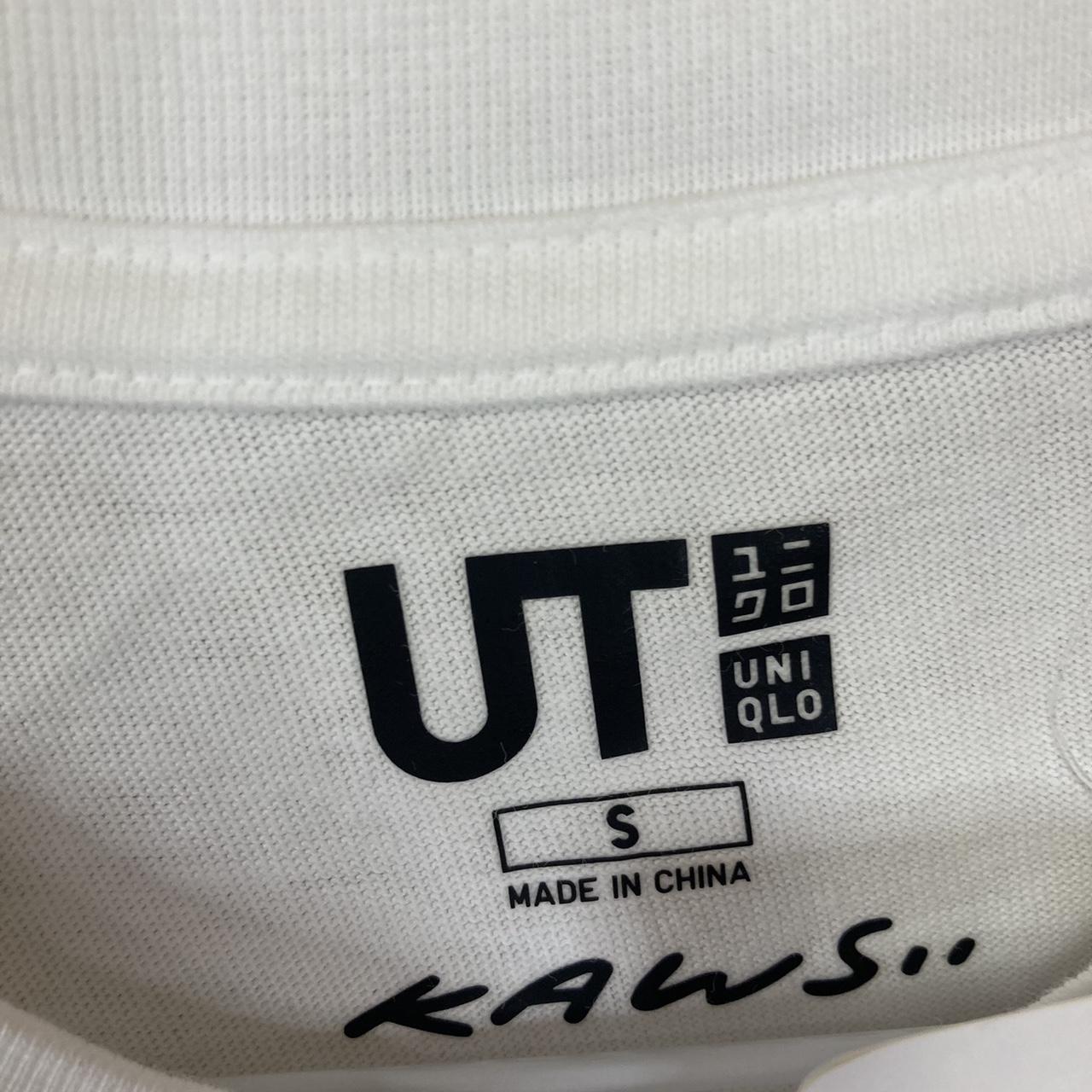 Kaws Uniqlo Heart Pocket T-Shirt Japanese Sizing