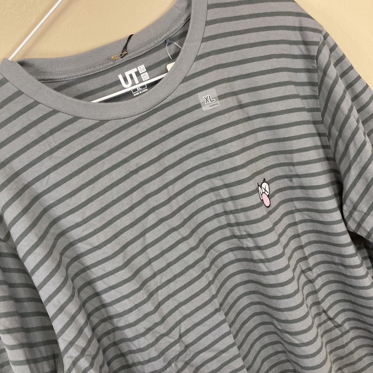 Kaws Uniqlo BFF Striped T-Shirt