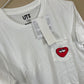 Kaws Uniqlo Heart Pocket T-Shirt Japanese Sizing