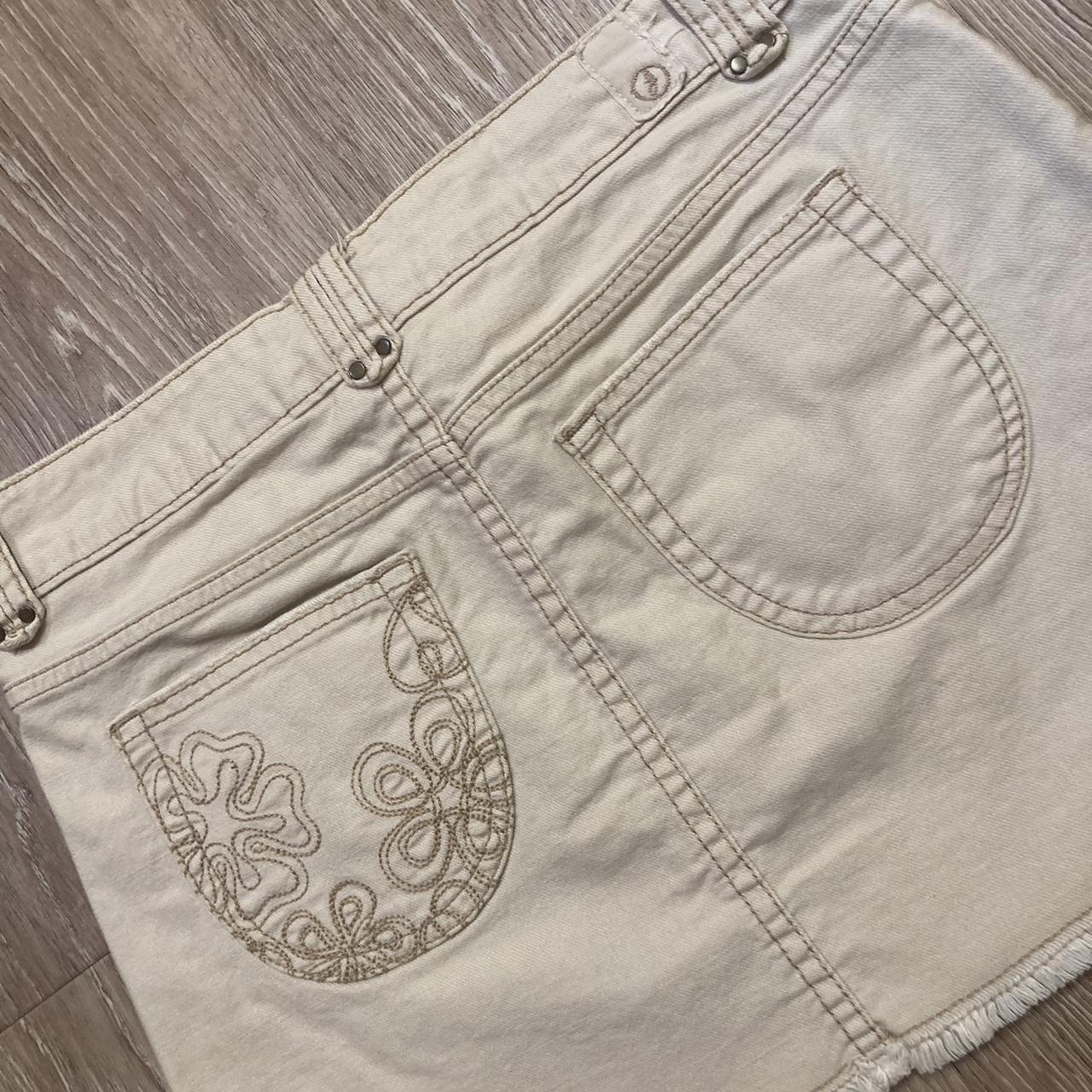 Jordache Groovy Floral Mini Skirt