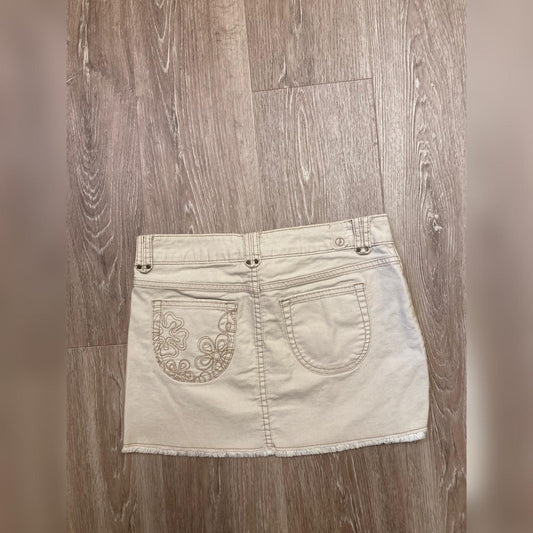 Jordache Groovy Floral Mini Skirt
